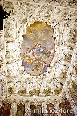 Fresco painting Assumption of the Virgin