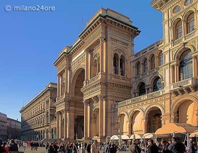 Galleria Vittorio Emanuele II, Milano, Italy outside the P…