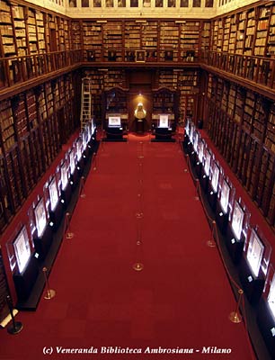 Ambrosiana library, exhibition Codice Atlantico