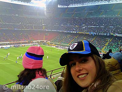 Inter match at the San Siro stadium