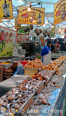 Süßes aus Sizilien auf dem Markt